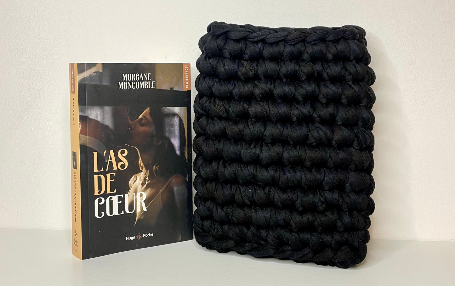 Pochette de livre pocket - liseuse noir