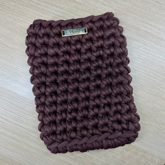 Pochette Calypso - livre pocket/liseuse marron