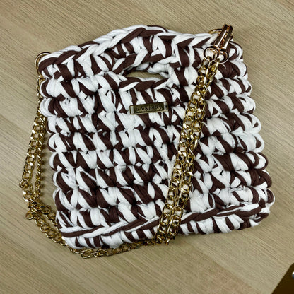 Naïade marron et blanc, taille S