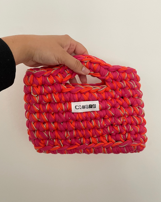 Alba fuchsia, orange et doré, taille S